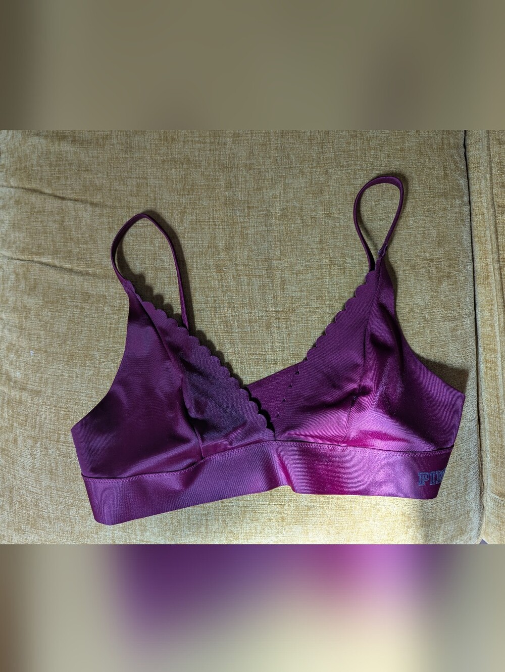 Burgundy bralette L